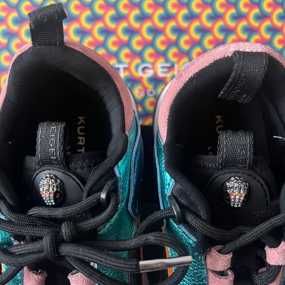 Kurt Geiger Colorful Sneakers with Purple and Blue - Picture 4 of 4